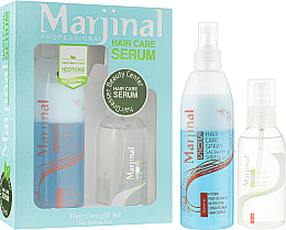 Духи, Парфюмерия, косметика УЦЕНКА Набор для ухода за волосами - Marjinal Hair Care Serum (ser/150ml + cond/spray/250ml) *