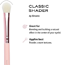 Плоская кисть для теней - Sincero Salon Classic Shader Brush  — фото N2