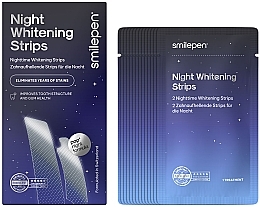 Отбеливающие ночные полоски для зубов - SwissWhite Smilepen Night Whitening Strips — фото N2