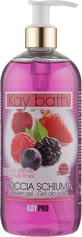 Гель для душу з лохиною й червоними ягодами - KayPro Kay Bath Shower Gel — фото N1