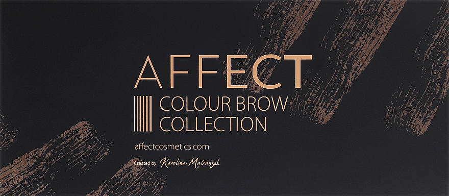 Палетка прессованных теней для бровей - Affect Cosmetics Color Brow Collection — фото N2