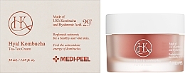 Ампульний крем для підвищення еластичності шкіри з комбучею та гіалуроновою кислотою - Medi-Peel Hyal Kombucha Tea-Tox Cream — фото N2