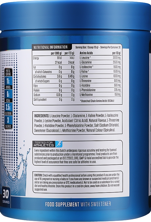 Комплекс аминокислот - Applied Nutrition Amino Fuel Icy Blue Raz — фото N2