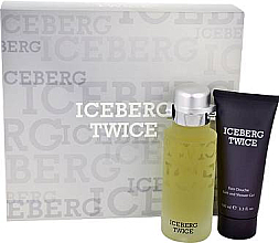 Духи, Парфюмерия, косметика Iceberg Twice Homme - Набор (edt/125ml + sh/gel/100ml) 