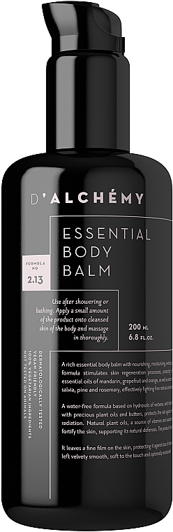 Бальзам для тіла - D'Alchemy Essential Body Balm — фото N1
