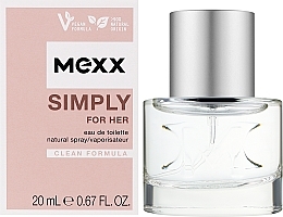 Mexx Simply For Her Eau - Туалетная вода — фото N2