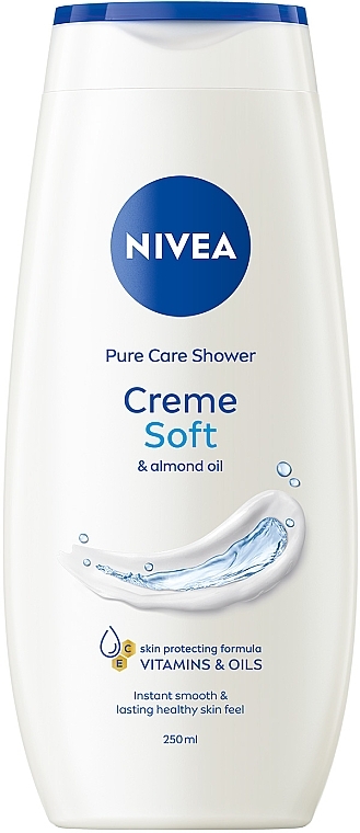 Гель-уход для душа "Creme Soft* и миндальное масло" - NIVEA 