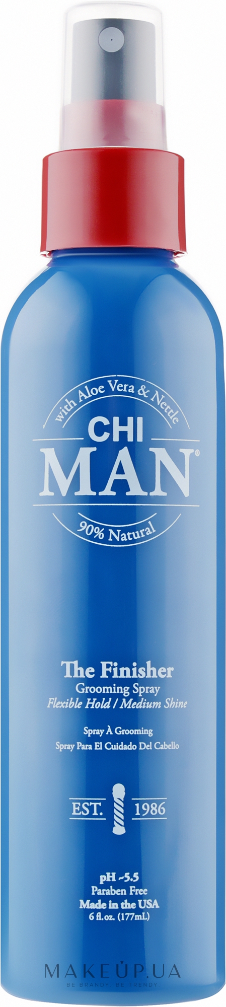 Фінішний спрей еластичної фіксації - CHI Man The Finisher Grooming Spray — фото 177ml