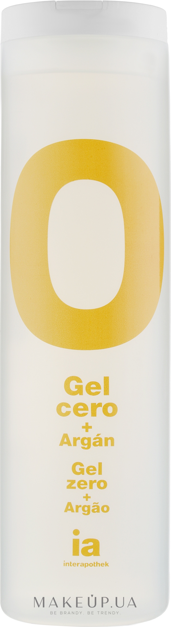 Гель для душу "0%" з олією арганії для чутливої шкіри - Interapothek Gel Cero + Argan — фото 1000ml