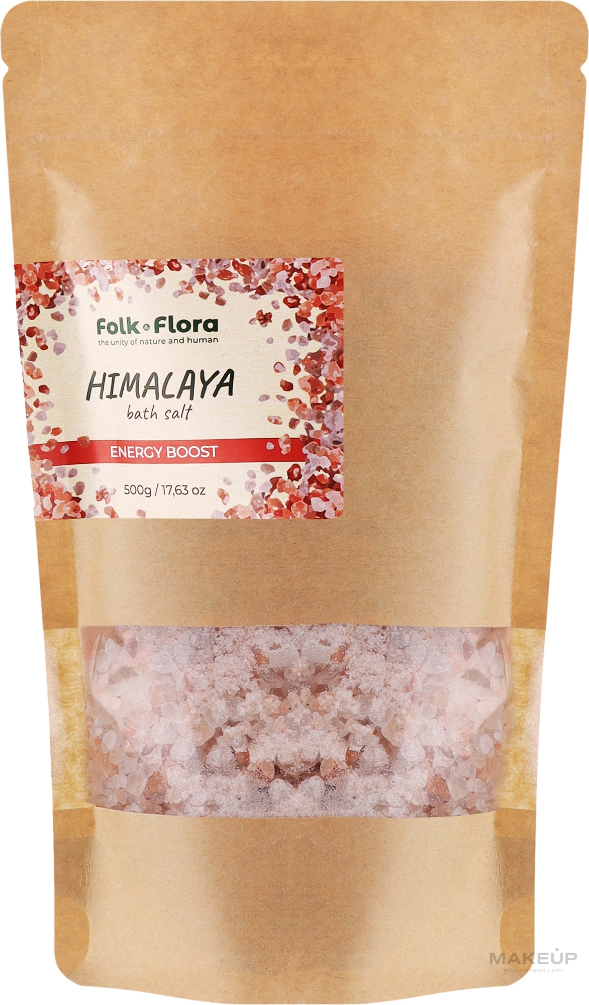 Сіль для ванни "Гімалаї" - Folk&Flora Himalaya Bath Salt — фото 500g