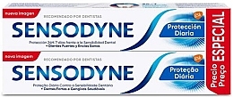 Духи, Парфюмерия, косметика Набор - Sensodyne Daily Protection Toothpaste (toothpaste/2х75ml)