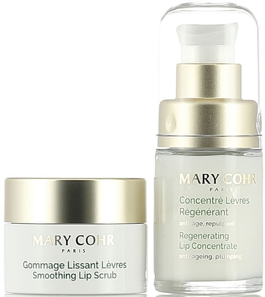 Набір - Mary Cohr New Youth Lip Care (lip/scrub/7ml + lip/concen/10ml) — фото N1