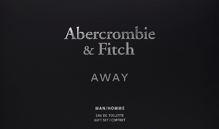 Abercrombie & Fitch Away Man - Набір (edt/100ml + edt/15ml + bag/1pc) — фото N2