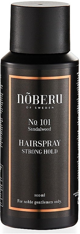 Лак для волосся сильної фіксації - Noberu of Sweden №101 Sandalwood Hairspray Strong Hold — фото N2