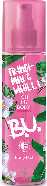 Спрей для тіла - B.U. Frangipani & Vanilla Body Mist — фото N1