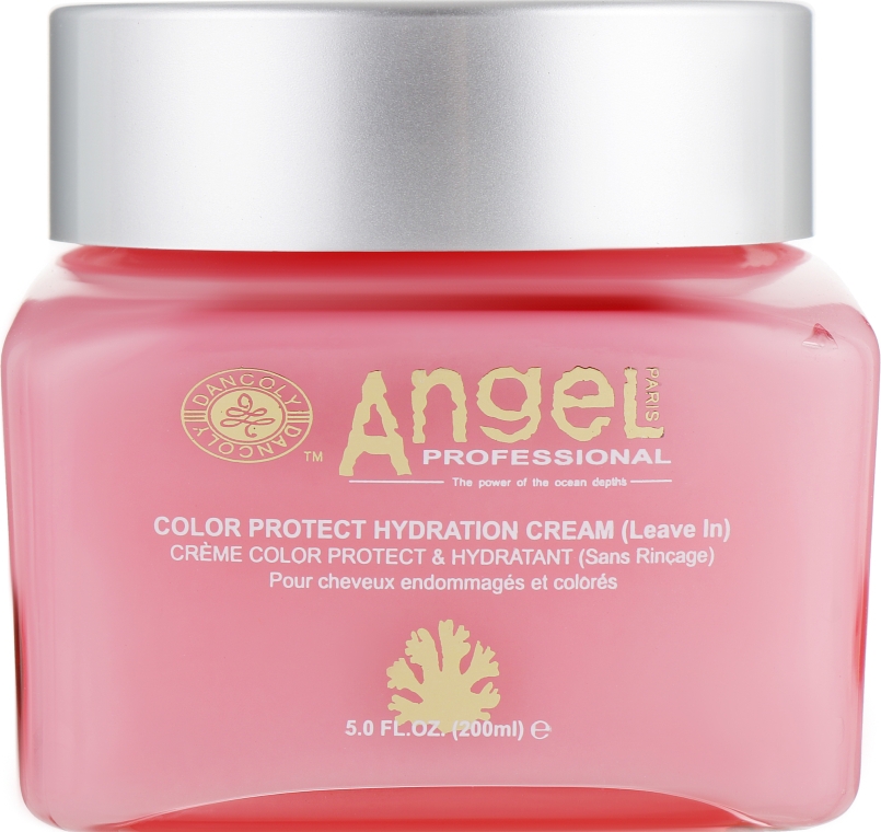 Зволожувальний крем для фарбованого волосся - Angel Professional Color Protect Cream — фото N2