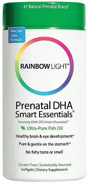 Риб'ячий жир для вагітних - Rainbow Light Prenatal DHA Smart Essentials — фото N1