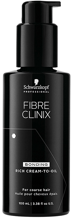 Відновлююче крем-масло для волосся - Schwarzkopf Professional Fibre Clinix Bonding Light Rich Cream-To-Oil — фото N1