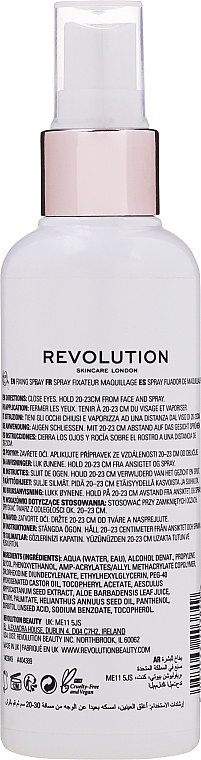 Антибактеріальний спрей для фіксації макіяжу - Revolution Skincare Anti-Bacterial Base Fix — фото N2