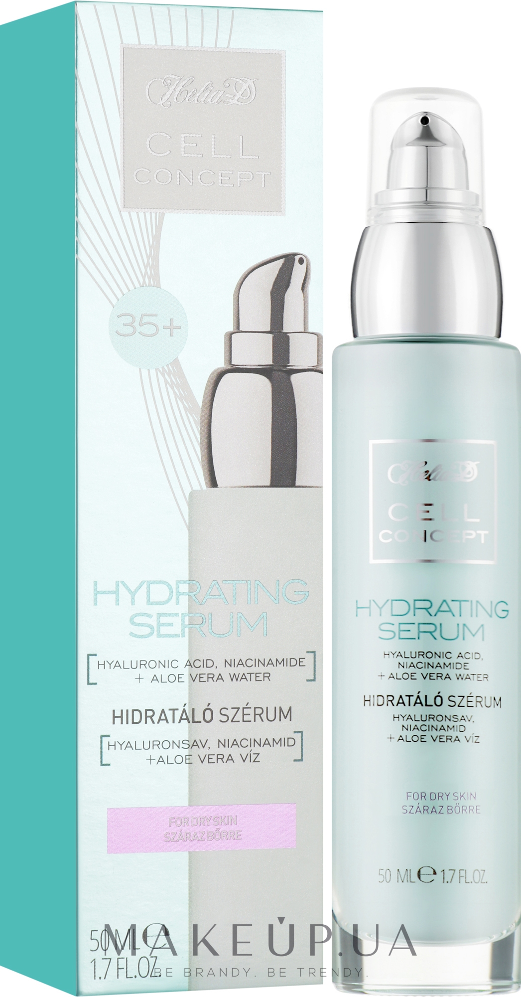 Увлажняющая сыворотка для сухой кожи лица 35+ - Helia-D Cell Concept Hydrating Serum — фото 50ml