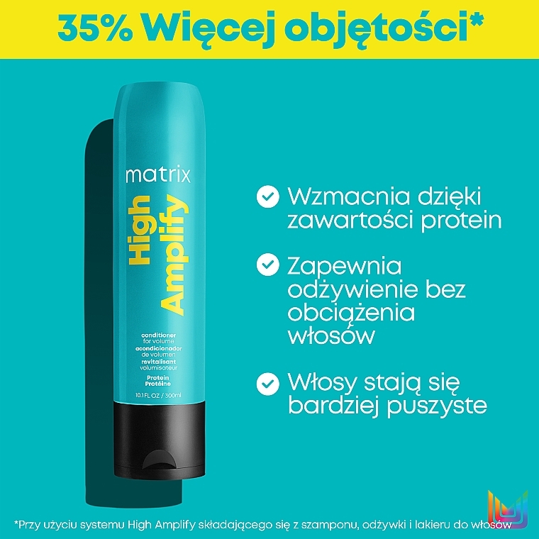 УЦЕНКА Кондиционер для придания обьема тонким волосам - Matrix Total Results High Amplify Conditioner * — фото N4