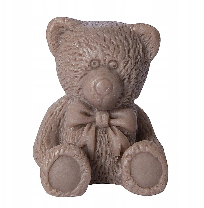 Натуральное мыло ручной работы "Маленький медведь" коричневый - LaQ Happy Soaps Natural Soap — фото N1