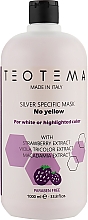 Духи, Парфюмерия, косметика Тонирующая серебряная маска - Teotema Silver Specific Mask No Yellow