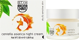 Ночной крем для лица "Центелла азиатская" - Styx Naturcosmetic Aroma Derm Centella Asiatica Night Cream — фото N2
