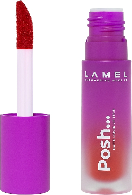 Матовая помада для губ - LAMEL Posh Matte Liquid Lip Stain