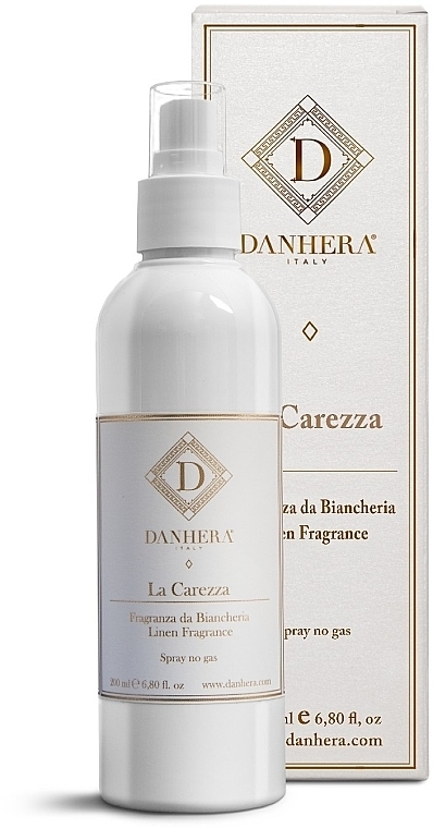 Ароматический спрей для текстиля и мебели - Danhera La Carezza Linen Fragrance — фото N1