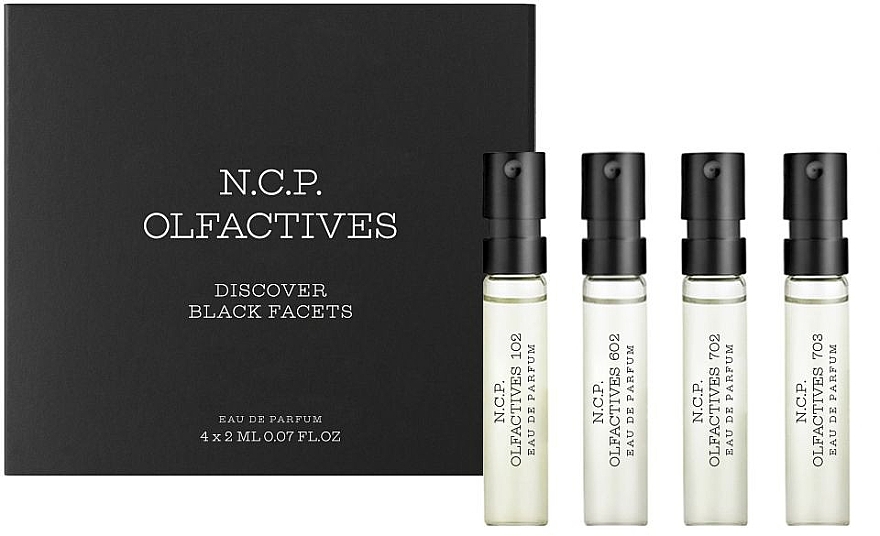 N.C.P. Olfactives Discover Black Facets - Набір (edp/4x2ml) — фото N1