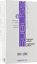 Набір "Кератинове випрямлення волосся" - Maxima Subliss 1 (gel/250 ml + milk/250 ml + spray/75 ml) — фото N1