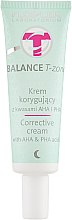 Ночной корректирующий крем для лица с кислотами - Floslek Balance T-Zone Corrective Cream — фото N2