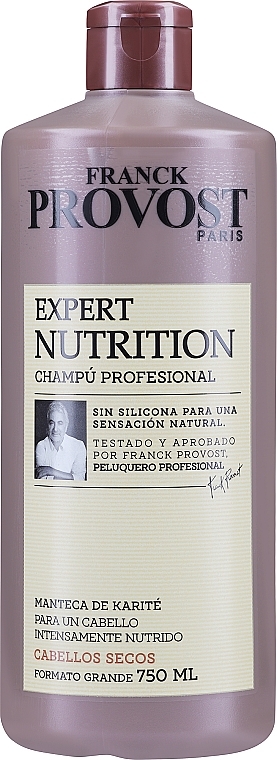 Живильний шампунь для волосся - Franck Provost Paris Expert Nutrition — фото N1