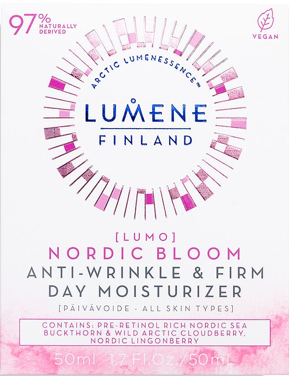 Денний крем для обличчя - Lumene Lumo Nordic Bloom Anti-wrinkle & Firm Day Moisturizer — фото N2