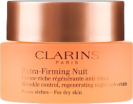 Нічний крем - Clarins Extra-Firming Night Rich Cream For Dry Skin (змінний блок) — фото N1