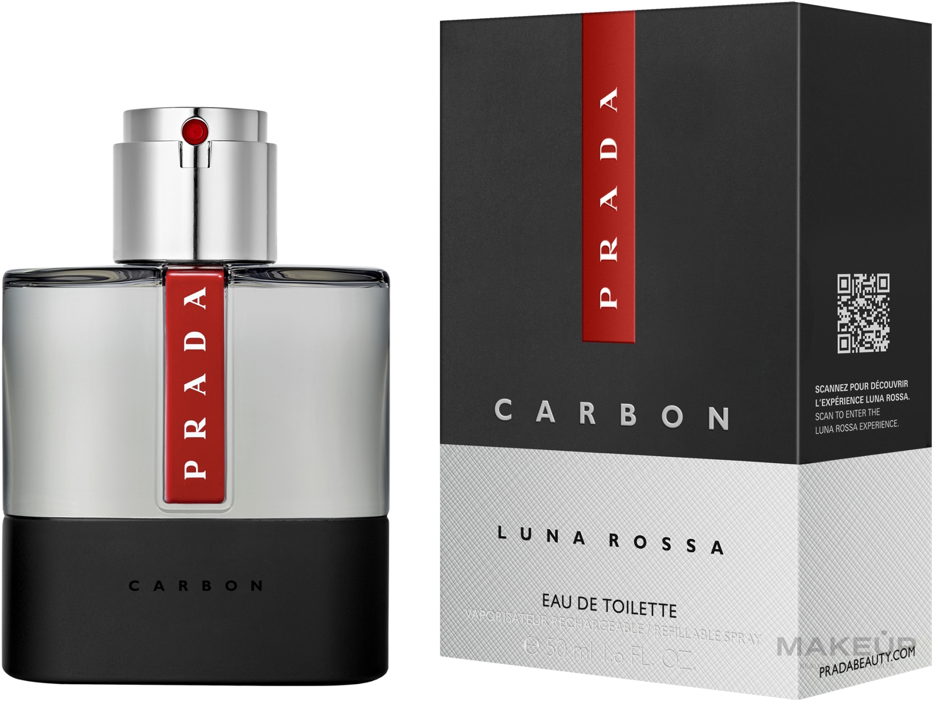 Prada Luna Rossa Carbon - Туалетна вода — фото 50ml