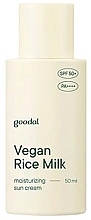Духи, Парфюмерия, косметика Сонцезащитный крем для лица - Goodal Vegan Rice Milk Moisturizing Sun Cream SPF50+ PA++++