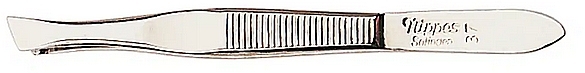 Пінцет із косим кінчиком, 8 см - Nippes Solingen Large Oblique Tweezers N37 — фото N1