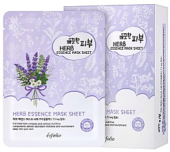 Тканевая маска c экстрактами трав - Esfolio Pure Skin Essence Herb Mask Sheet — фото N3