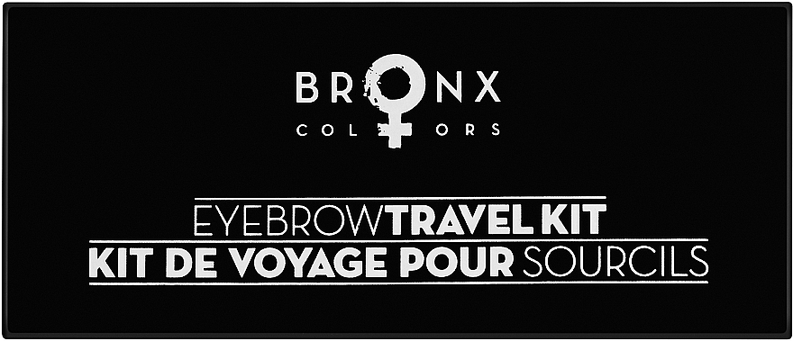 Палітра для брів - Bronx Colors Ash Brown Eye Brow Travel Kit — фото N2