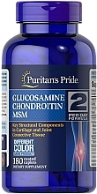 Парфумерія, косметика Глюкозамін, хондроїтин МСМ, у каплетах - Puritan's Pride Glucosamine Chondroitin MSM 2 Per Day Formula