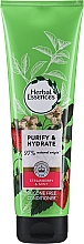 Бальзам-ополаскиватель для волос "Клубника и мята" - Herbal Essences Purify & Hydrate Strawberry & Mint — фото N1