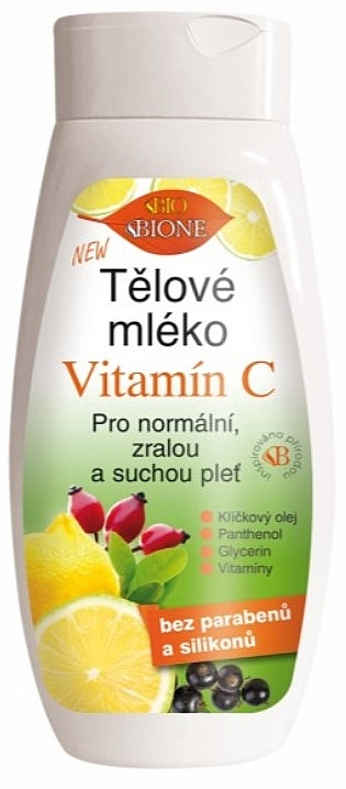 Лосьйон для тіла з вітаміном С - Bione Cosmetics Vitamin C Body Lotion — фото N2