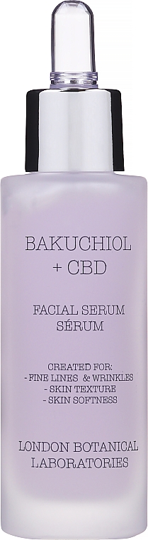 Сироватка для обличчя - London Botanical Laboratories Bakuchiol + CBD Serum — фото N1