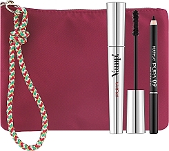 Набор - Pupa Vamp! Exceptional Volume & Mini Multiplay (mascara/9ml + pencil/0,8g + bag) — фото N1