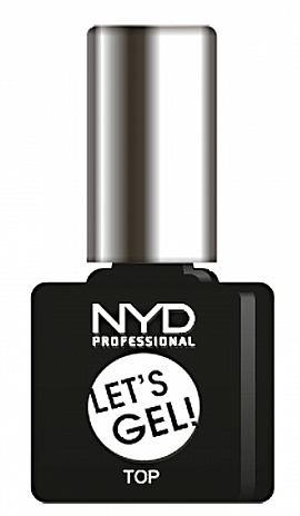 Топове покриття для нігтів - NYD Professional Let's Gel Top