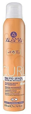 Сухий шампунь-пінка для кучерявого волосся - Alama Curl Mousse Dry Shampoo — фото N1