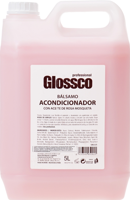 Кондиціонер з шипшиною для всіх типів волосся - Glossco Treatment Conditioner With Rosehip Oil — фото N1