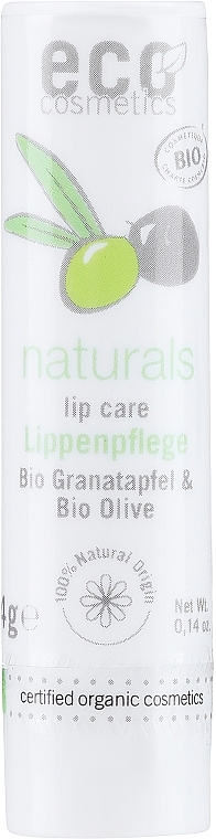 Бальзам для губ с экстрактом граната и оливковым маслом - Eco Cosmetics — фото N1